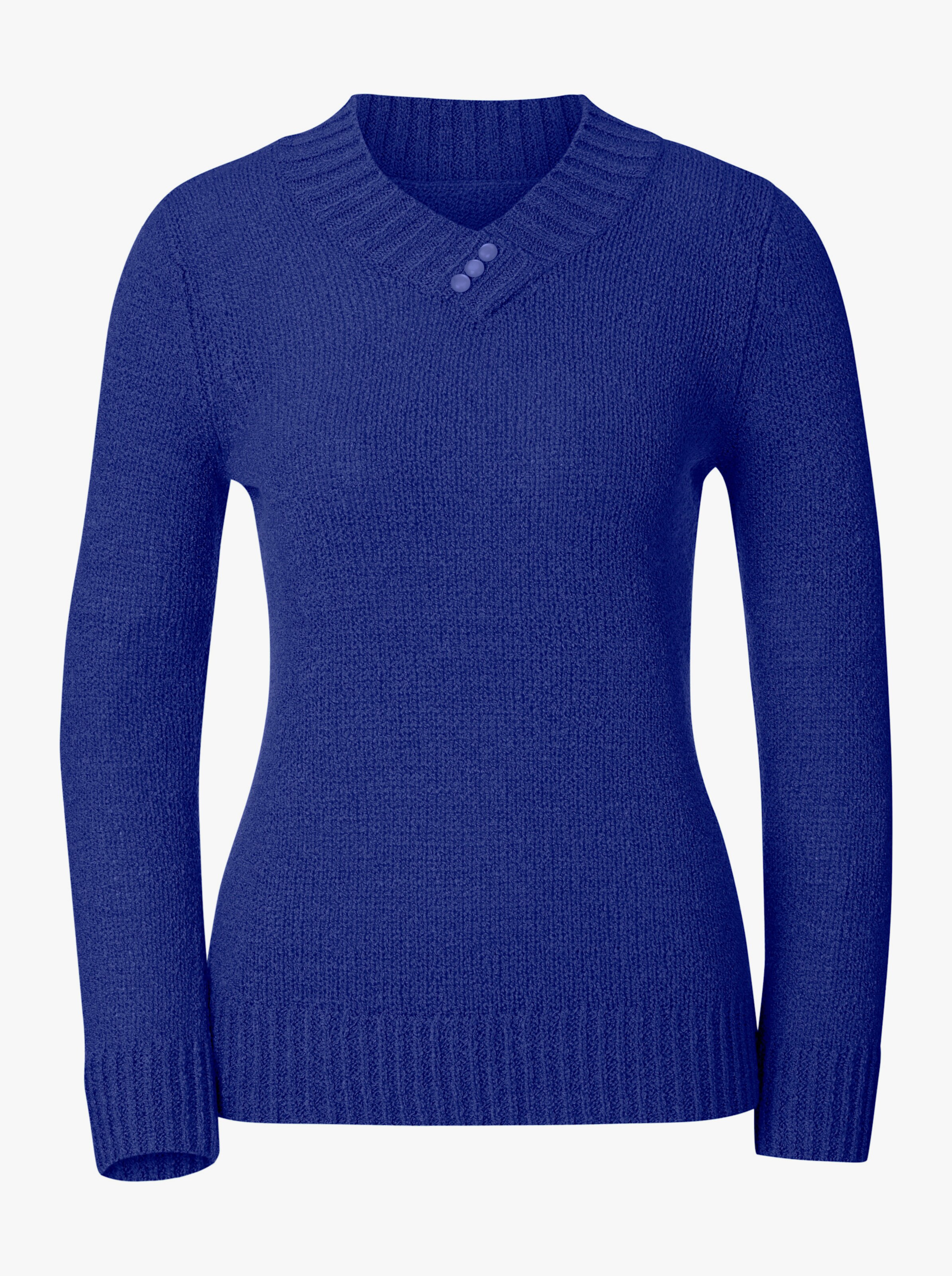 V-Ausschnitt-Pullover