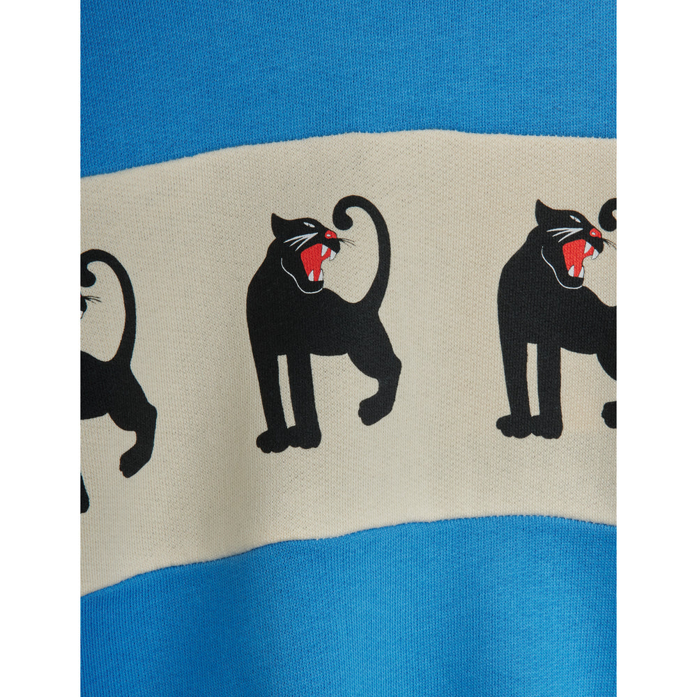 Køb Mini Rodini Blue Panther Panel Sweatshirt