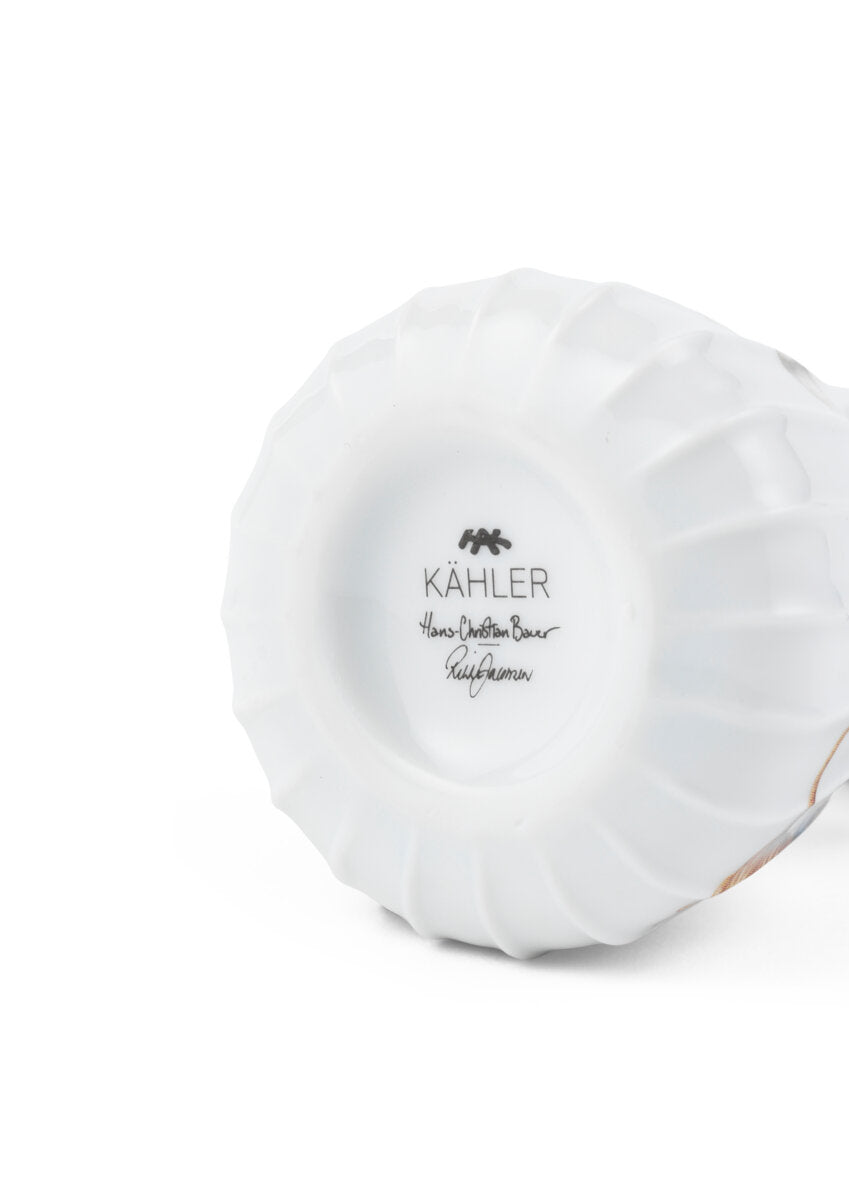 Kähler  Hammershøi Christmas Snekone, hvid - H11 cm.