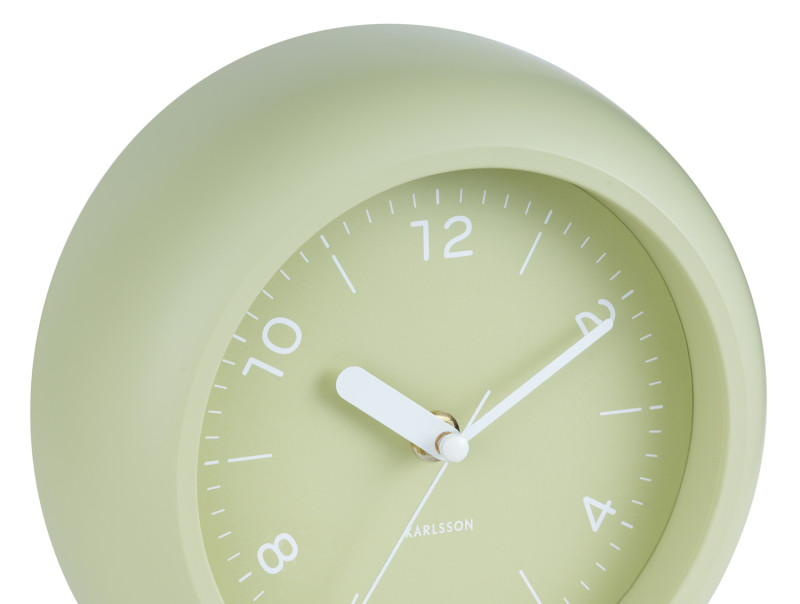 Wall Clock Slope KA6047GR Tea green