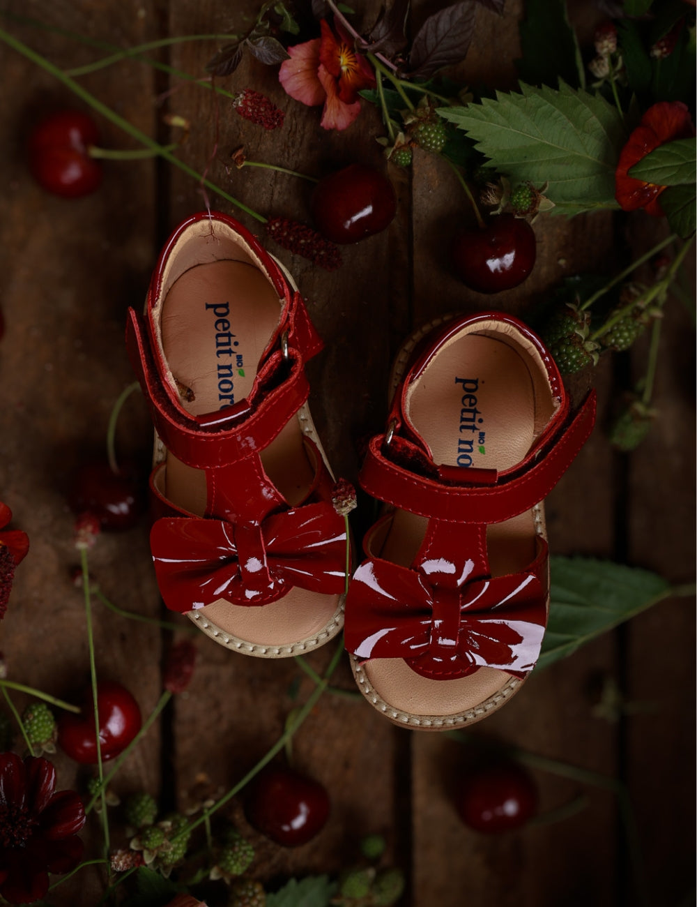 Gry Sandal - Cherry Patent