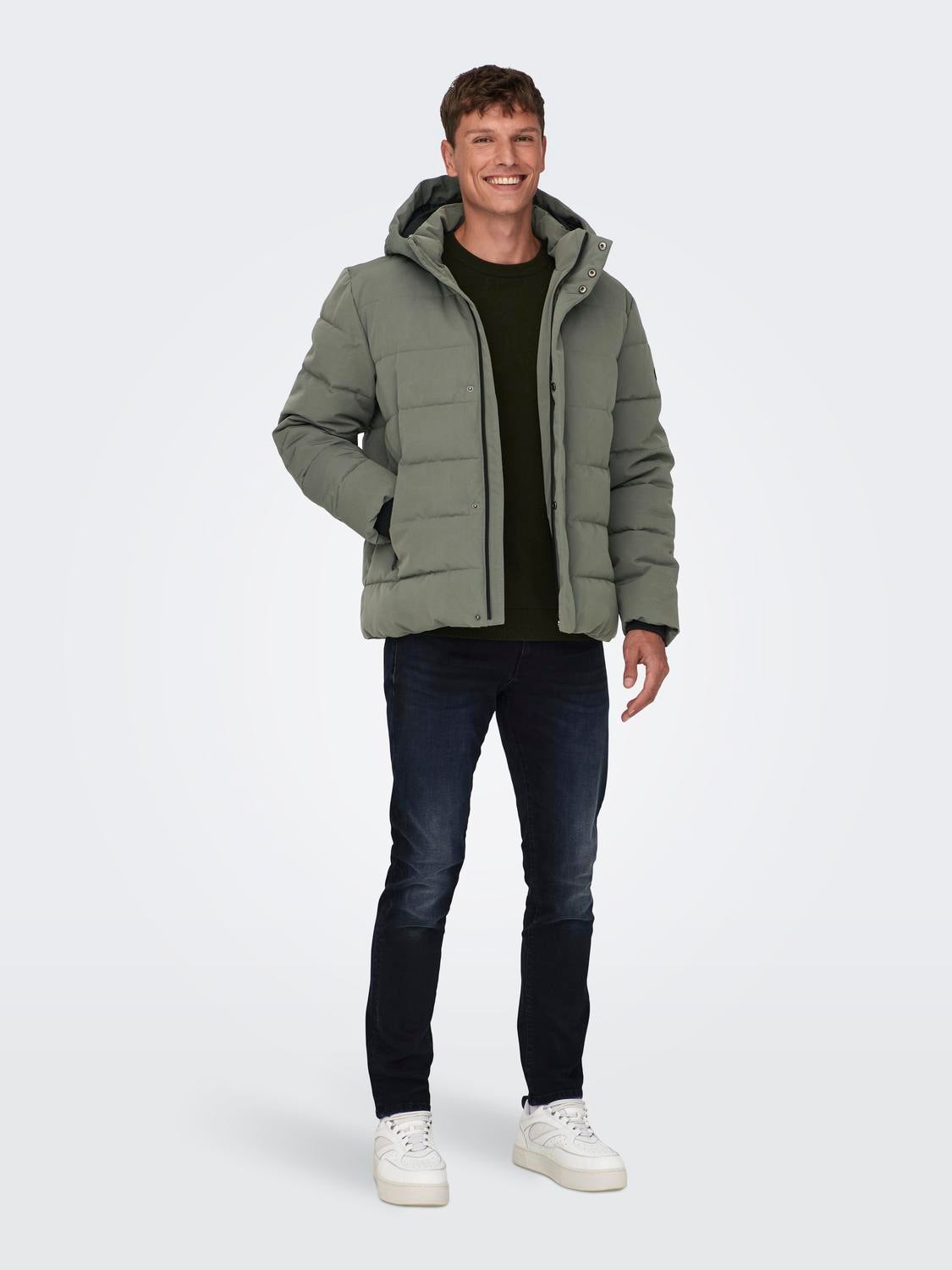 ONSCAYSON Daunenjacke Castor Gray