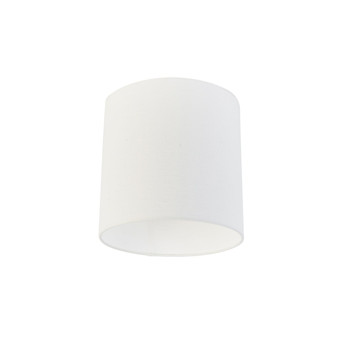 Witte stoffen lampenkap 25/25/25