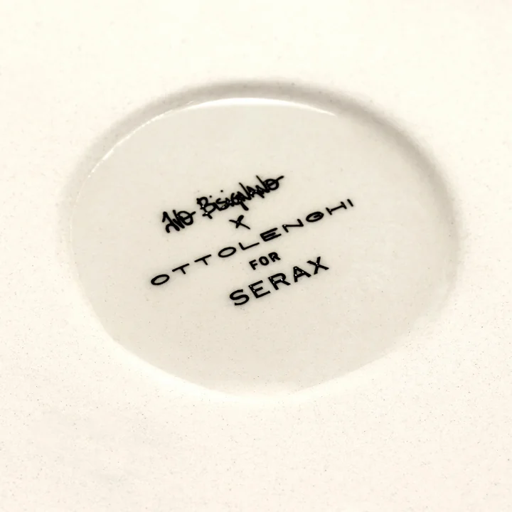 Serax - Feast Teller, Ø 22 cm tief, dunkelblau / weiss gestreift (2er-Set)