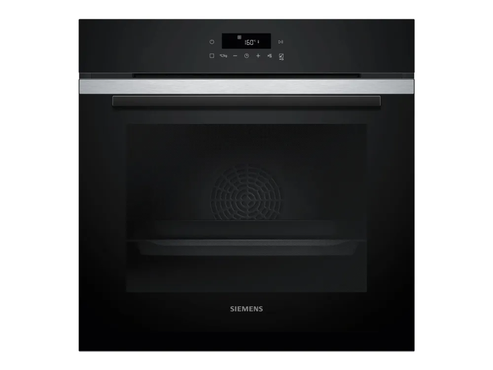 Siemens iQ300 HB271ABS3 - Ovn - til indbygning - niche - bredde: 56 cm - dybde: 55 cm - højde: 58.5 cm - med selv-rengøring - Klasse A  - rustfrit stål