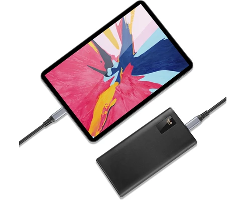 Andersson USB-C - USB-C 3.2 PD100W Braided Black/Space Gray 1,5m