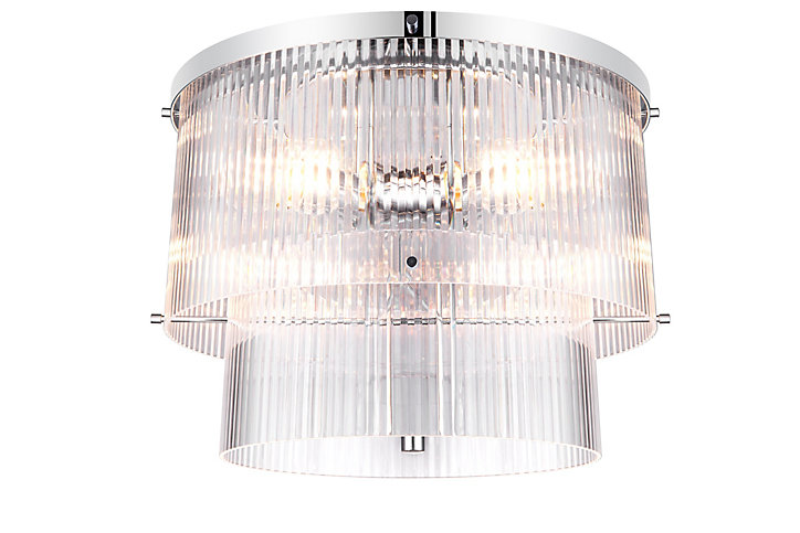 Plafonnier Rhyolit GoodHome E27 IP20 ⌀41,4cm argent