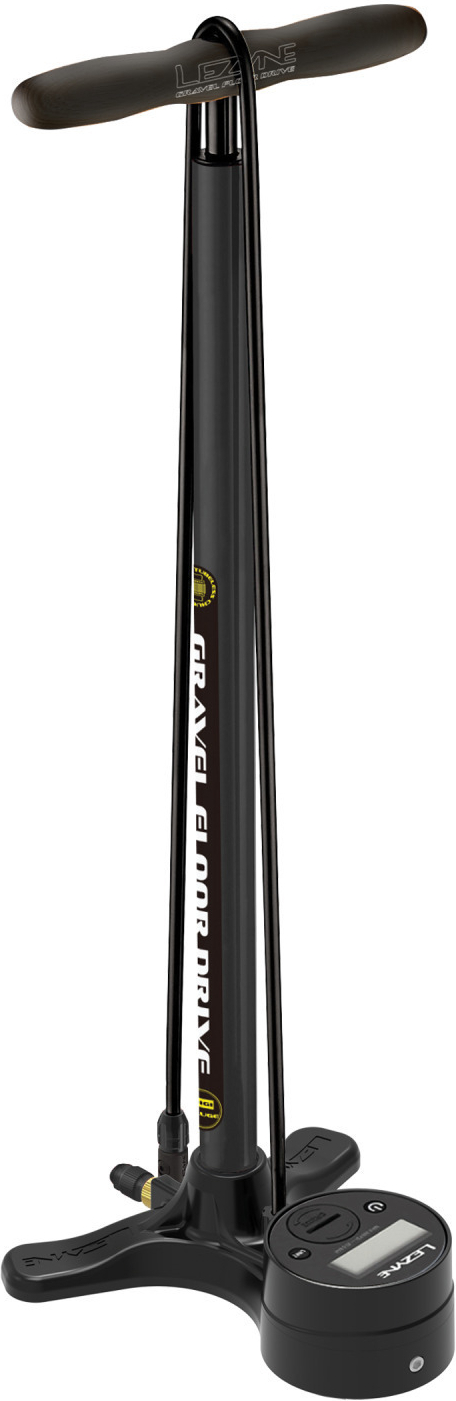 Lezyne Gravel Digital Drive Fodpumpe Sort