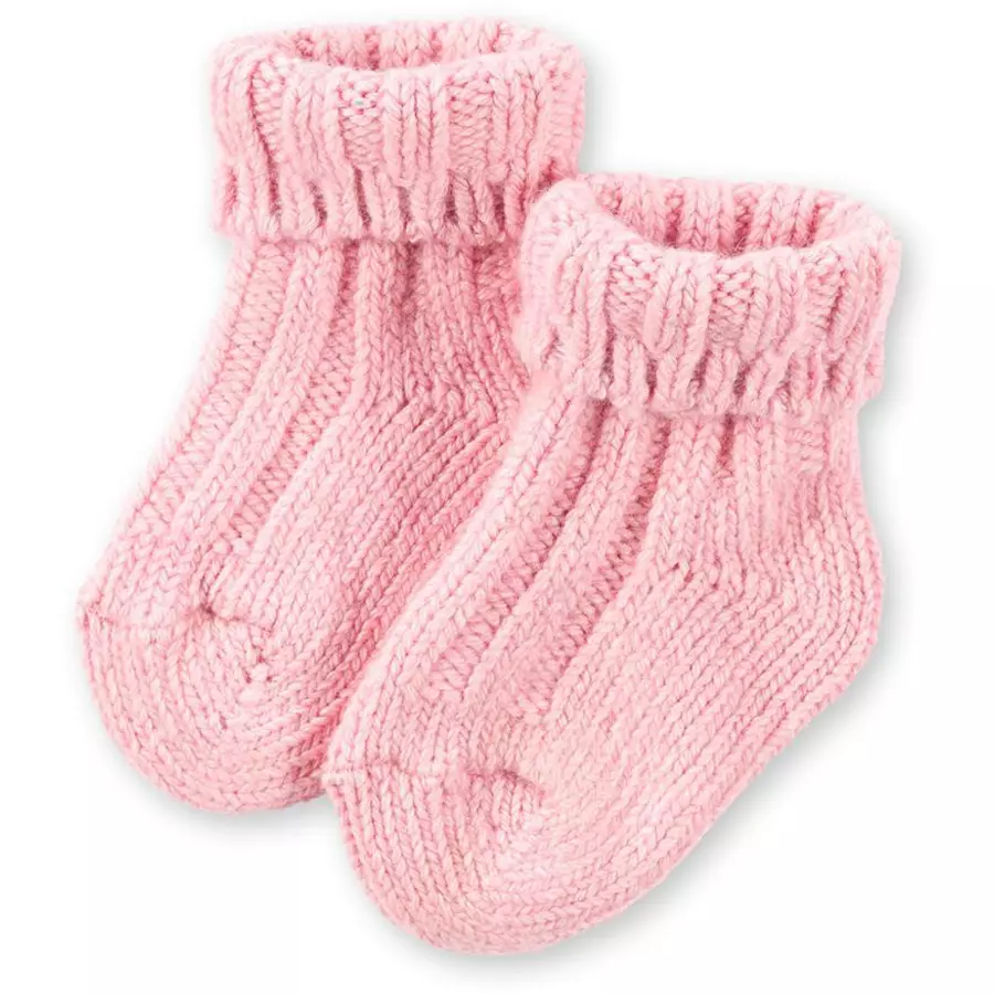 Hofbrucker Baby Socken Kaschmir Babysocken Zart Rosa