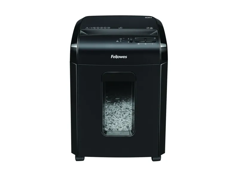 Fellowes Powershred 10M - Finskæremaskine - mikro-shred - 2 x 12 mm - P-5