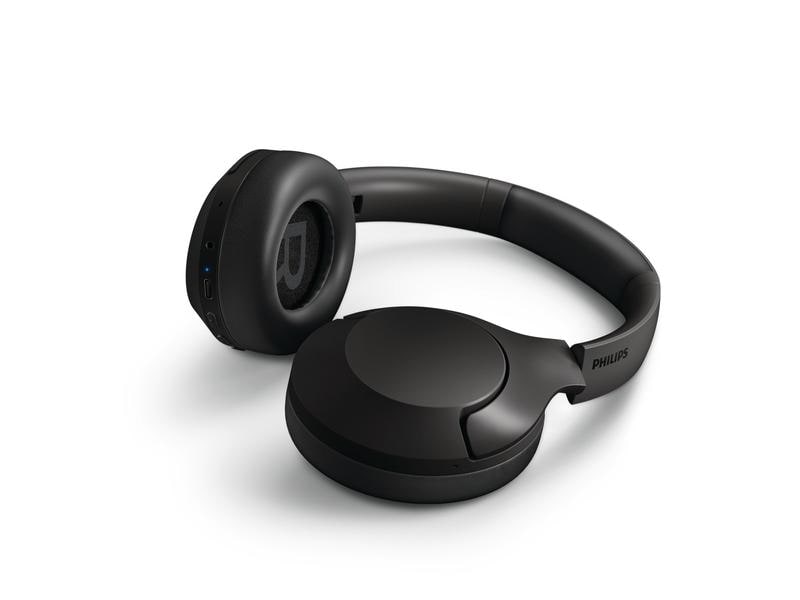 Philips Wireless Over-Ear-Kopfhörer TAH8506BK Schwarz Schlanker Kopfhörer mit grossartigem Sound