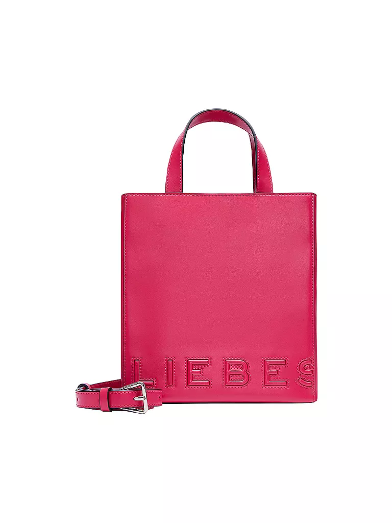 LIEBESKIND BERLIN Ledertasche - Tote Bag PAPER BAG  Small pink