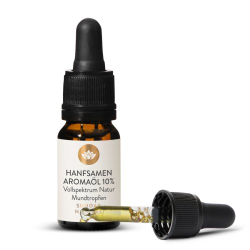 Sunday Natural Products  HanfsamenölC'B'D 10% Mild