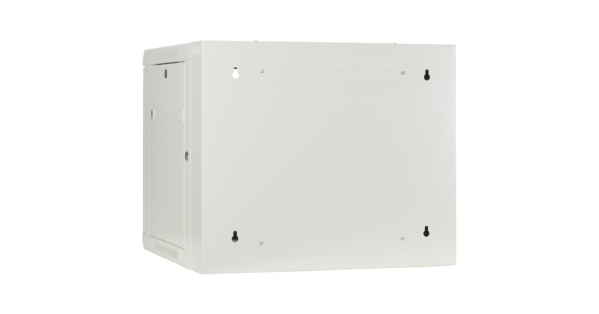 DSI9U witte wandkast (kantelbaar) met glazen deur - DS6609W-DOUBLE server rack  (Wit, 600 x 600 x 500mm)