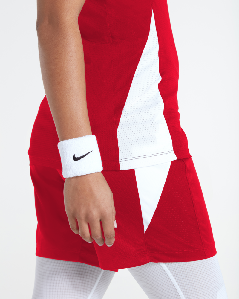 Short de basket Nike Team Rouge pour femme