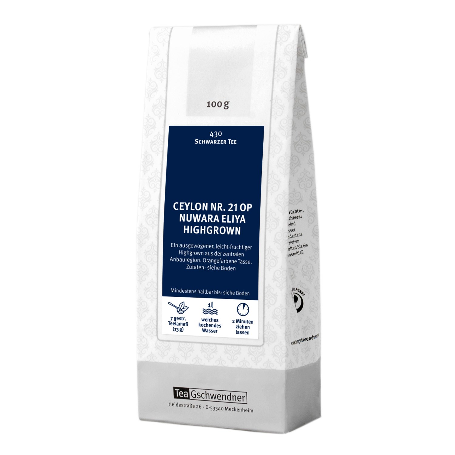 Ceylon Nr. 21 OP Nuwara Eliya highgrown