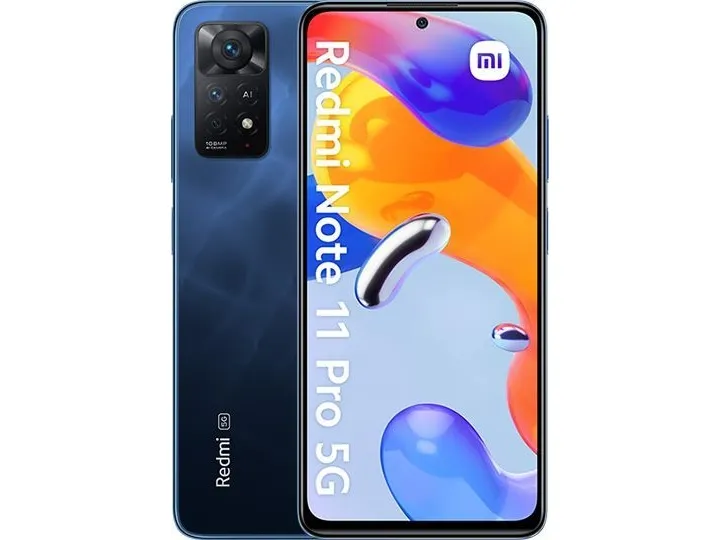 [OUTLET] - Xiaomi Redmi Note 11 Pro 5G - 5G smartphone - dual-SIM - RAM 6 GB / Intern hukommelse 128 GB - microSD slot - OLED-skærm - 6.67