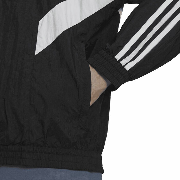 adidas woven training jacket Sort