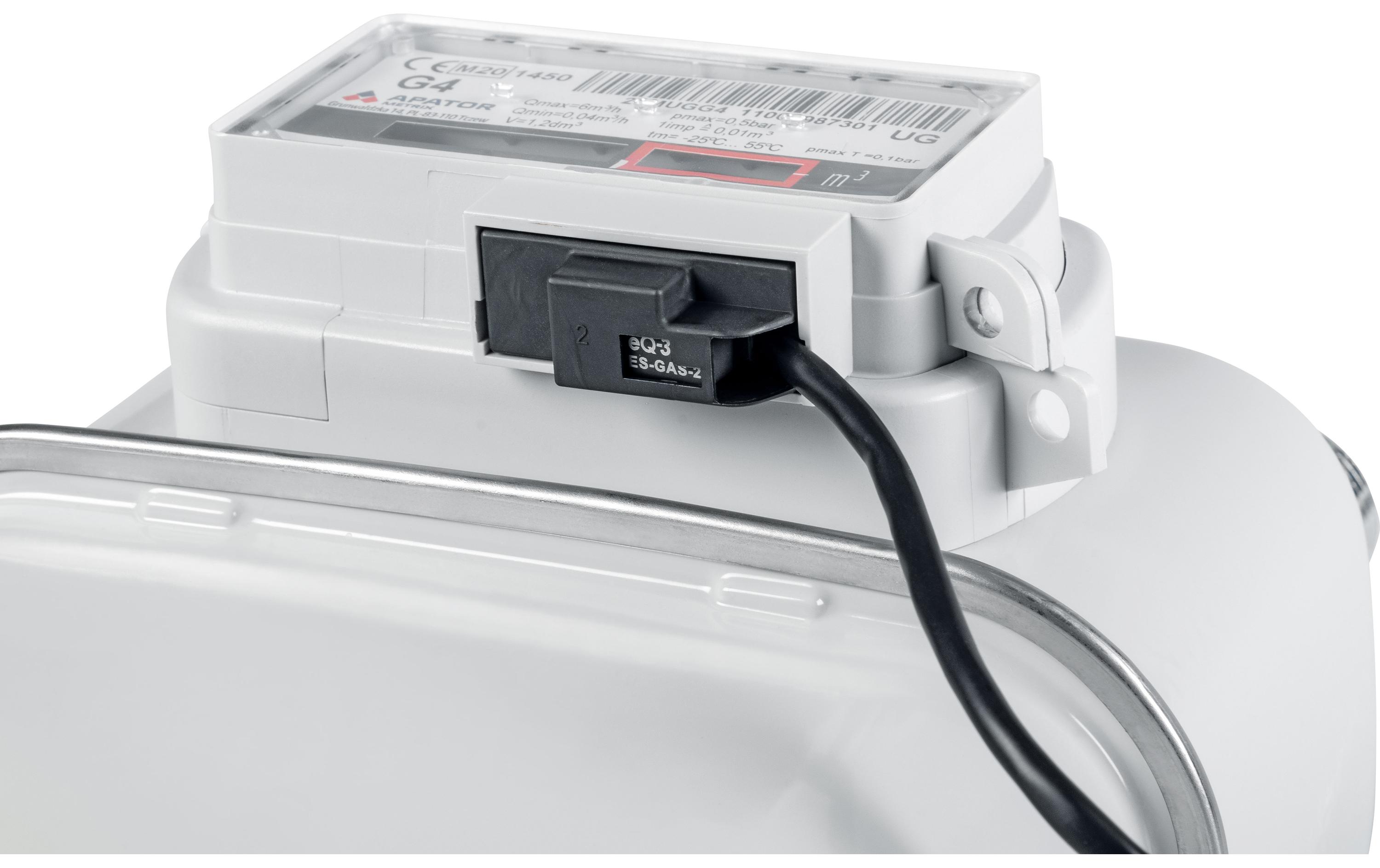 Smart Home Schnittstelle für GaszählerHmIP-ESI-GAS: Gasverbrauch komfortabel im Blick behalten – zu jeder Zeit.