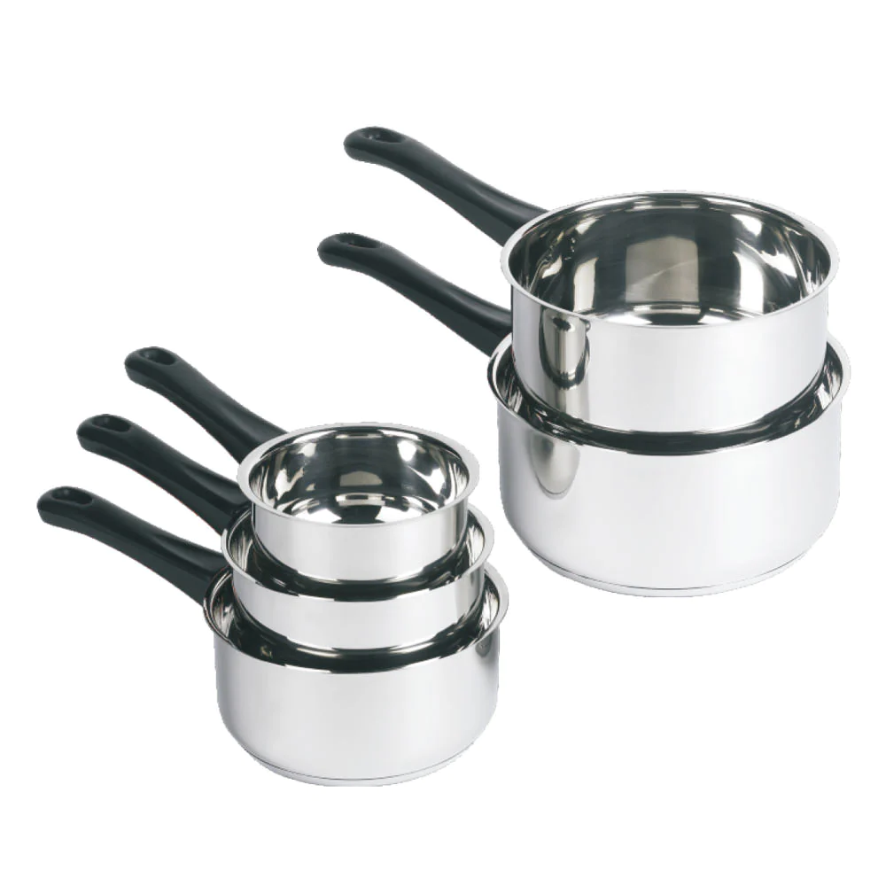 Série de 5 casseroles 12 - 20 cm inox Trend'up