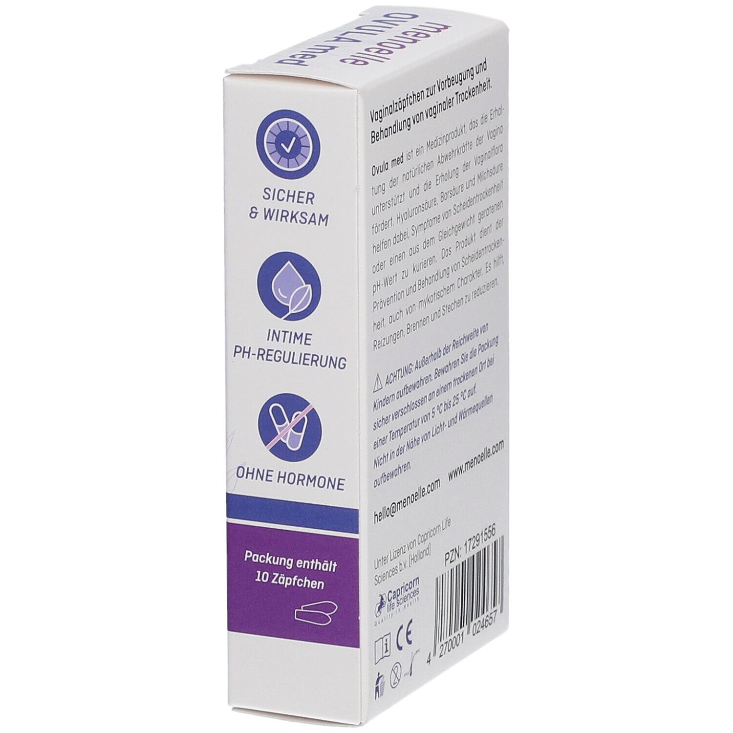 menoelle® OVULA med Vaginalzäfchen