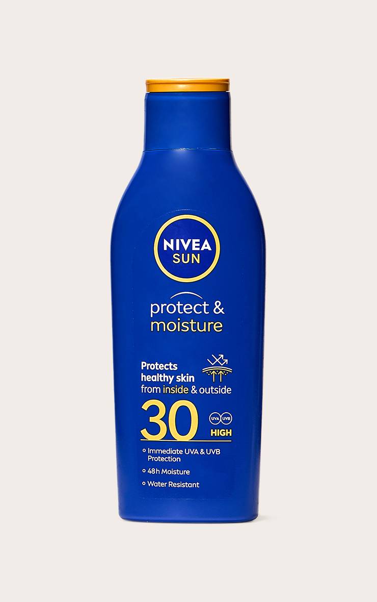 White Nivea Sun Lotion Solaire Protectrice & Hydratante Spf 30 200ml