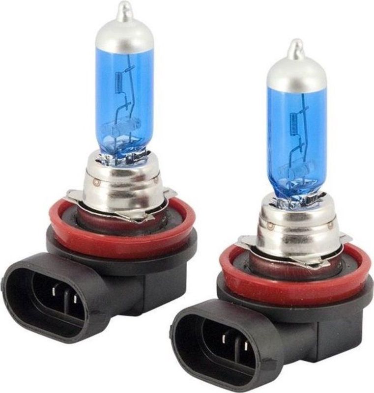 Superwhite - H11 Halogeen Lampen - Blauw - Set van 2 Stuks