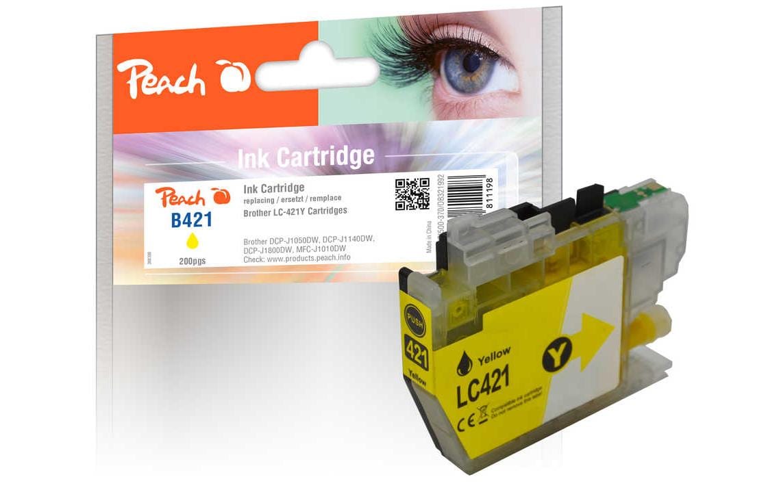 Tinte Brother LC-421Y YellowDruckerpatrone, Gelb