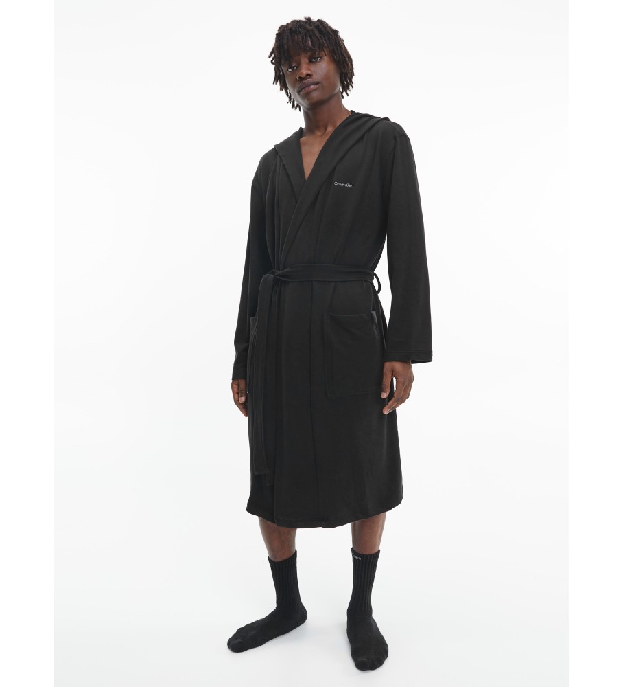 Roupão de banho preto Calvin Klein Homewear
