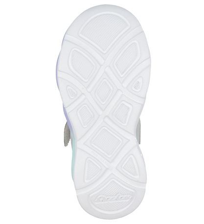 Skechers Sko m. Lys - Twisty Glow - Sølver/Multi