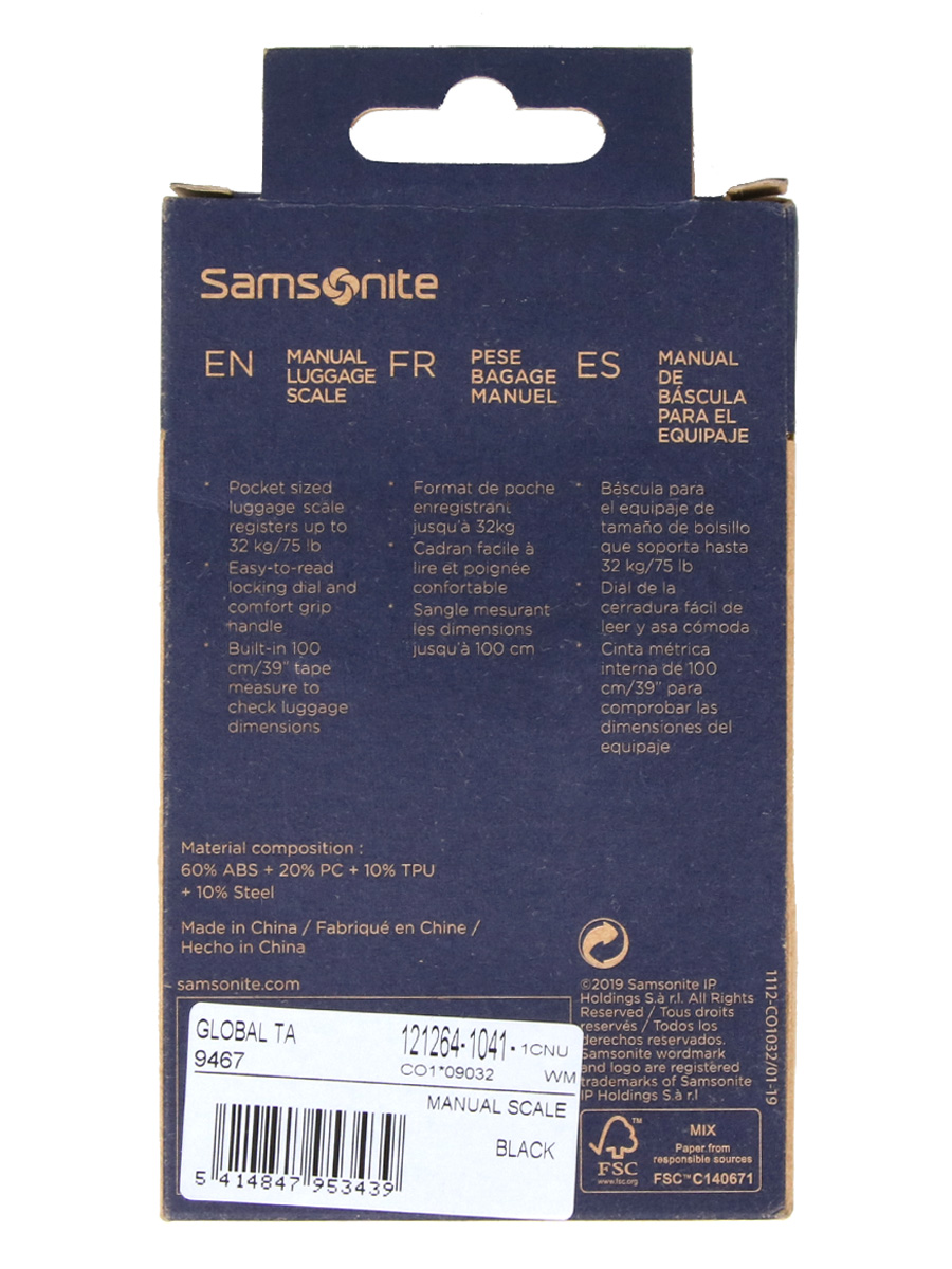PÀse bagage manuel Samsonite