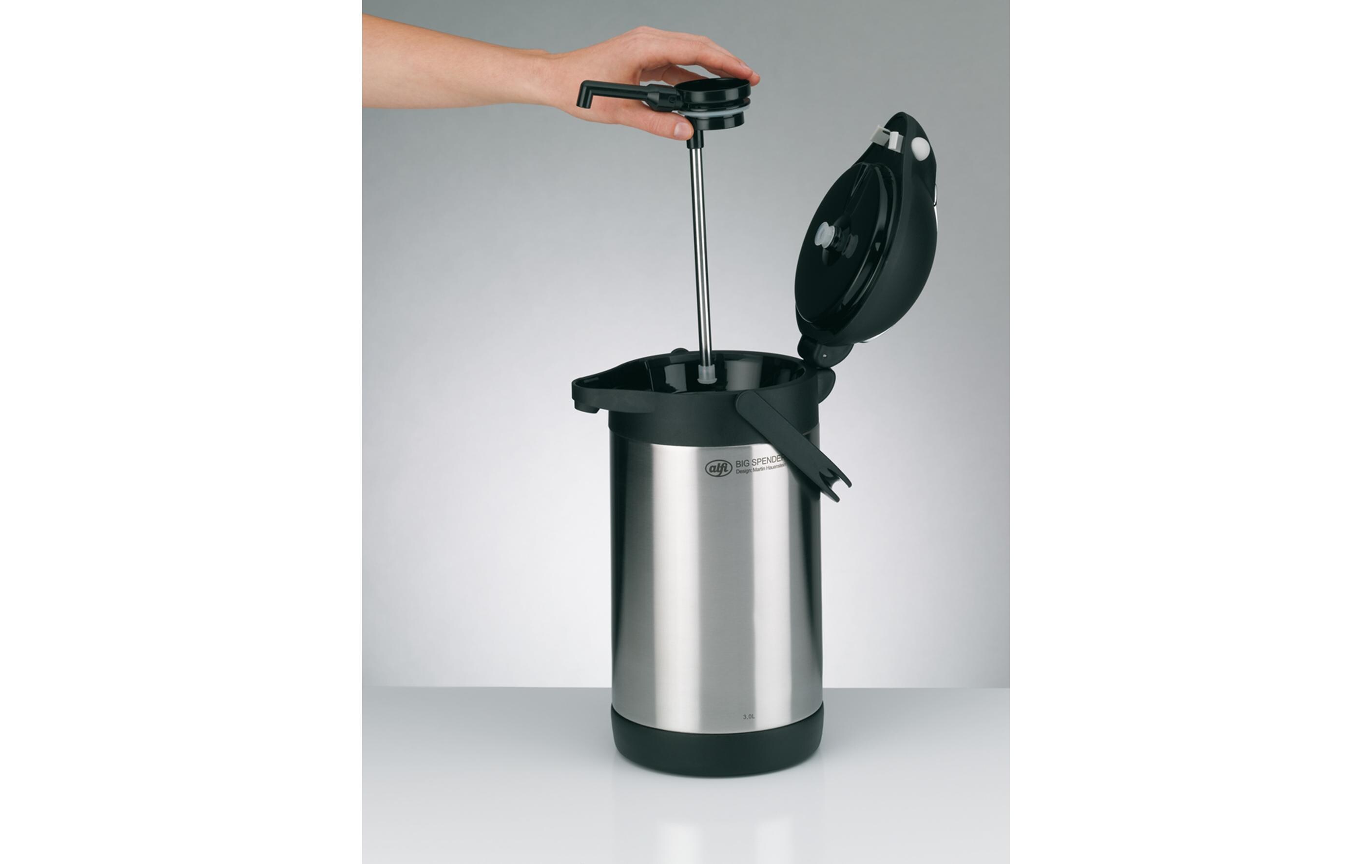 Thermoskanne Big Spender 2200 ml, Silber<br>Isolierte Thermoskanne