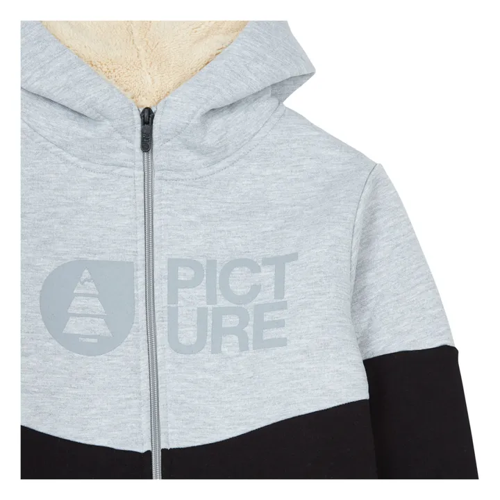 Picture Hoodie Zippé Basement | Noir
