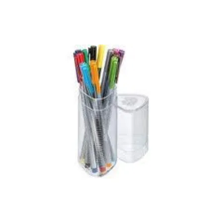 STAEDTLER® Fineliner triplus dreikant 0,3 mm in transparenter Dose, 12 Stück
