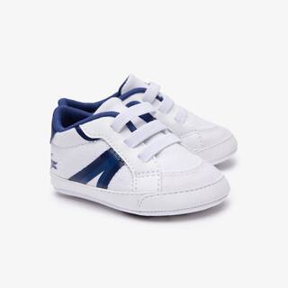 Sneakers L004 Cub bébé en textile et synthétique Chaussures - Blanc - Lacoste - Enfant
