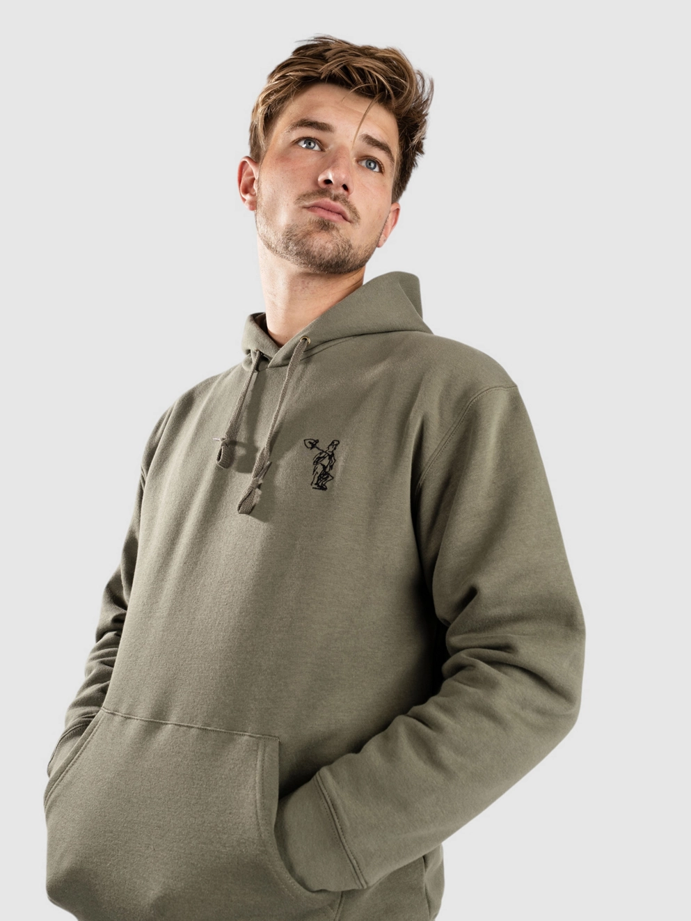 Sour Solution Worker Hoodie olive