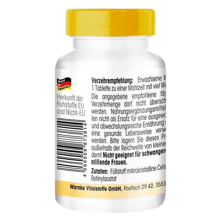 Vitamin A 10.000 I.E. Tabletten, 100 St