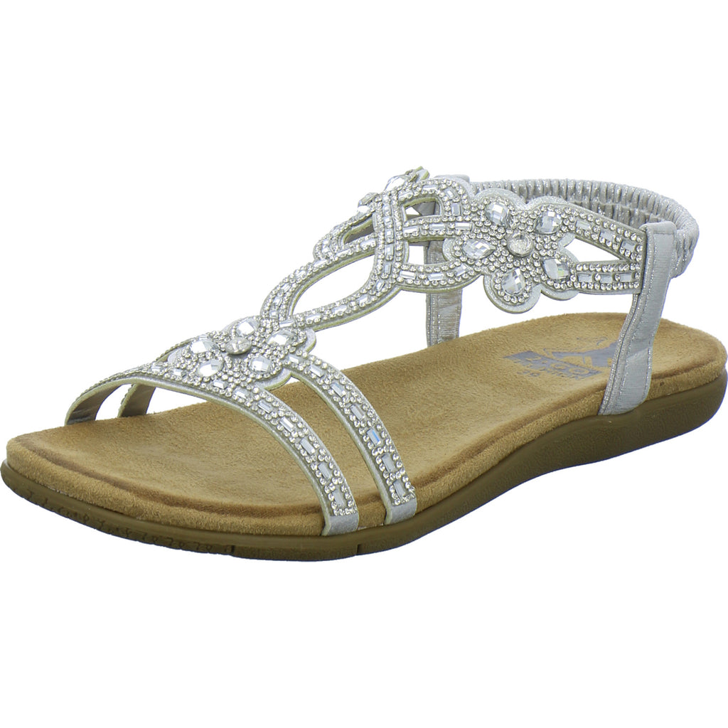 Cosmos Sandaletten Damen D1 6xD2 Silber