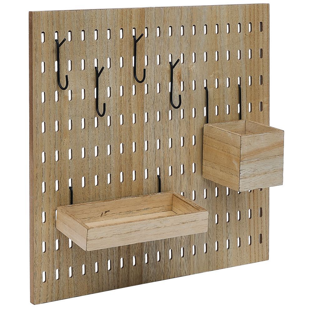 Panneau perforé avec accesoires de rangement 40x10xH40cm