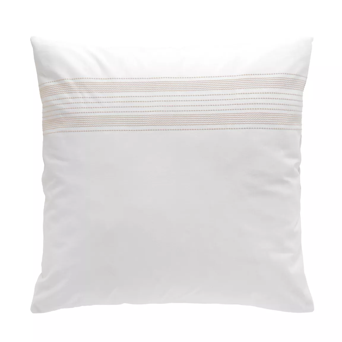 Housse de couette et deux taies coton (240 x 220 cm) Opéra Blanche