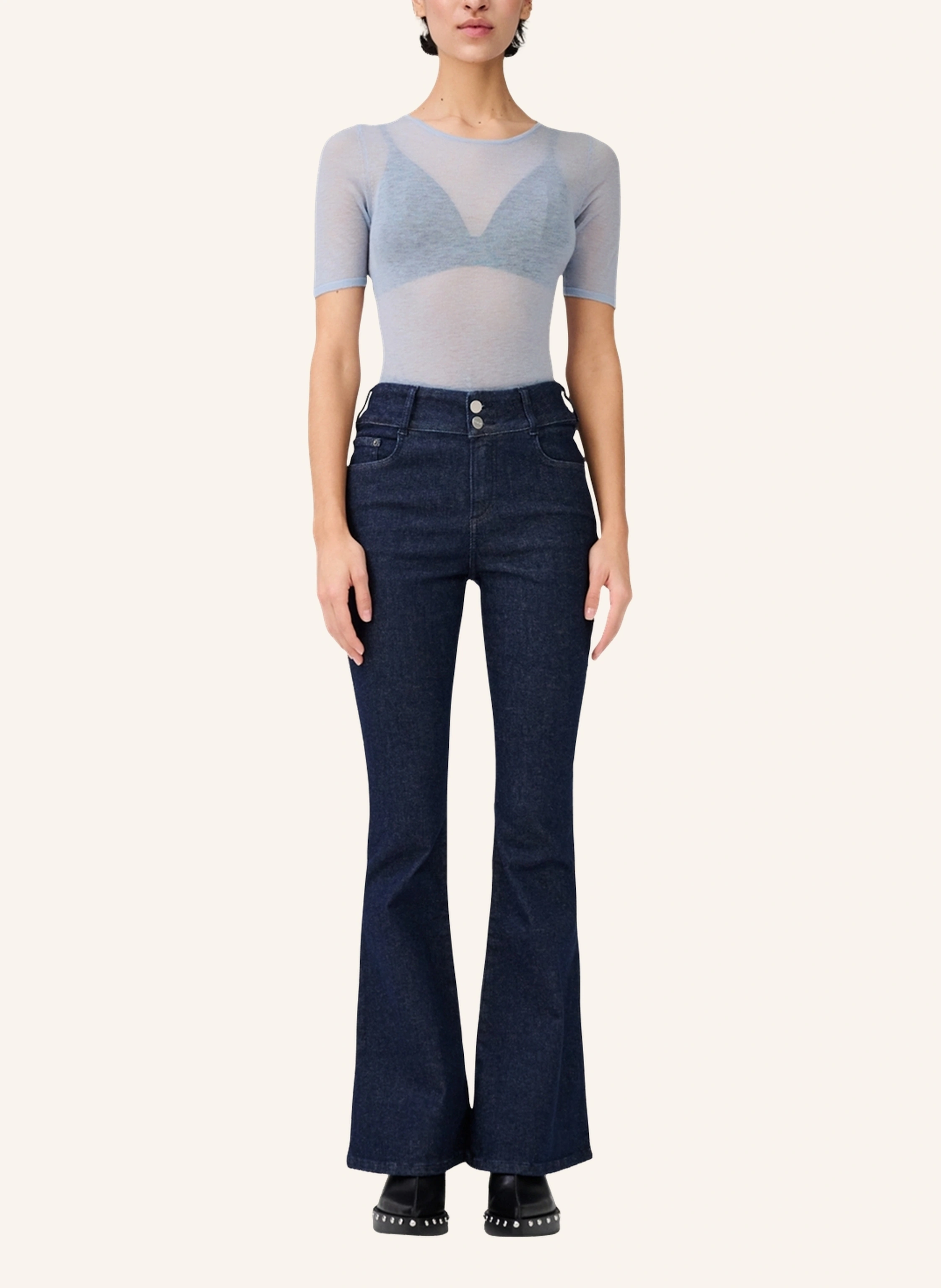 ITEM m6 Flared Jeans HIGH RISE DENIM
