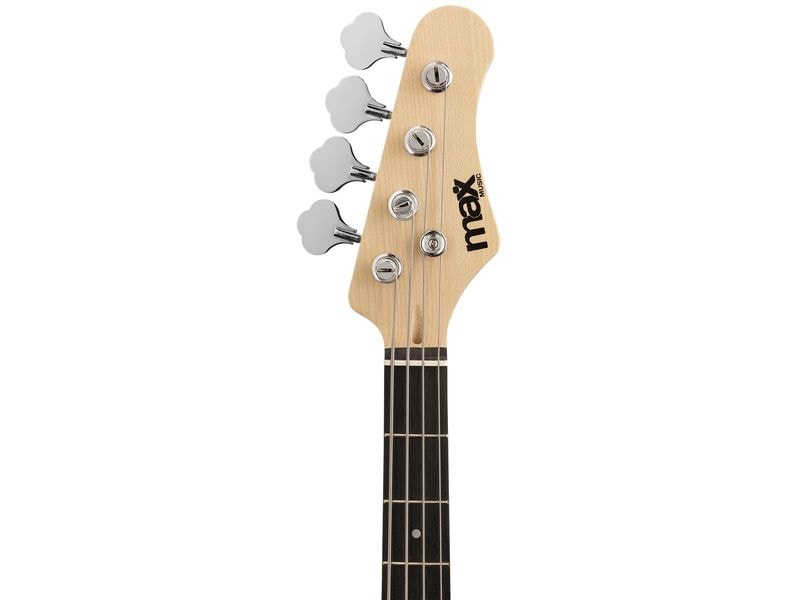 MAX E-Bass GigKit Schwarz Bass Gitarrenset