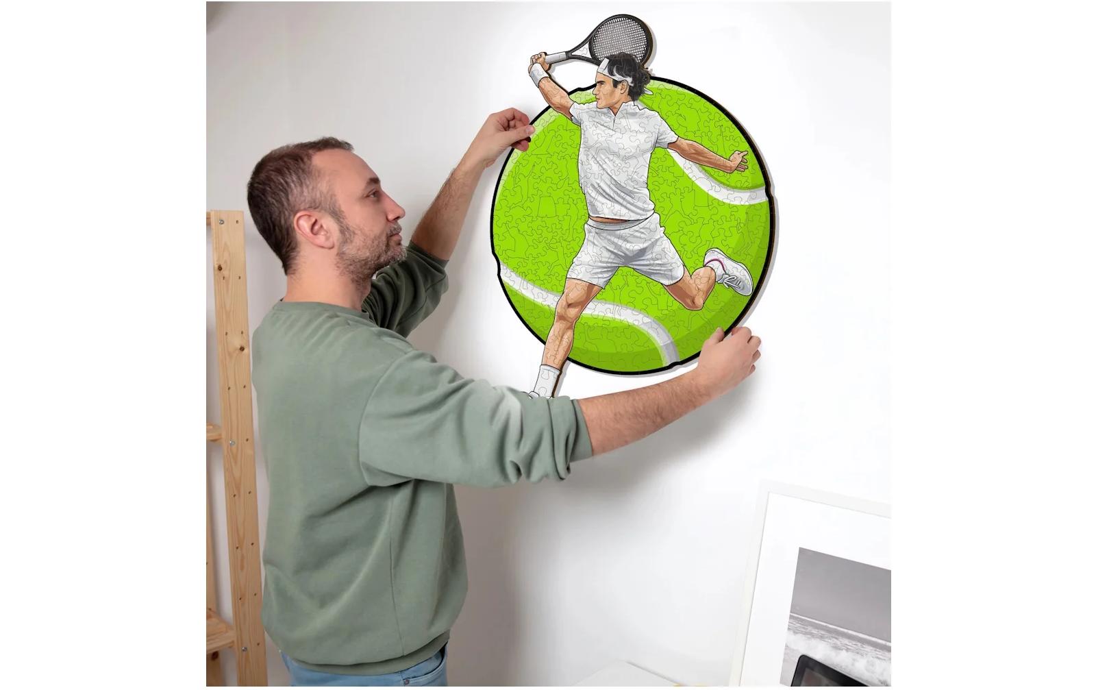 Roger Federer – Tennis – Holz PuzzleOffiziell lizenzierte Holzpuzzles mit 270 Teile