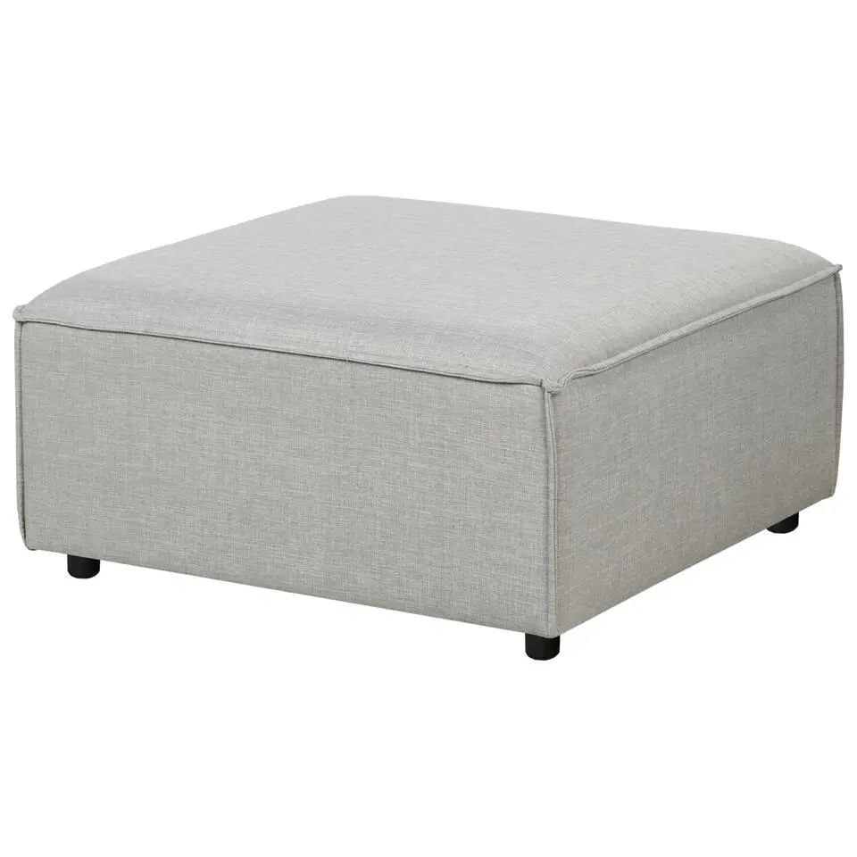 ARDAL - Ottomaan - Lichtgrijs - Polyester