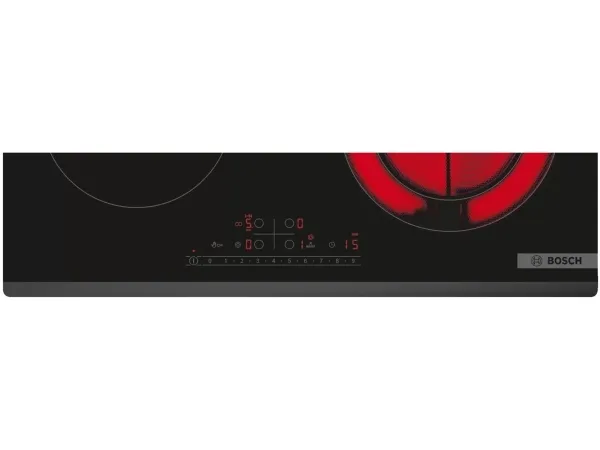 Bosch Serie 6 PKN631FP2E, Sort, Indbygget, Keramisk, Keramisk, 4 zone(s), 4 zone(s)