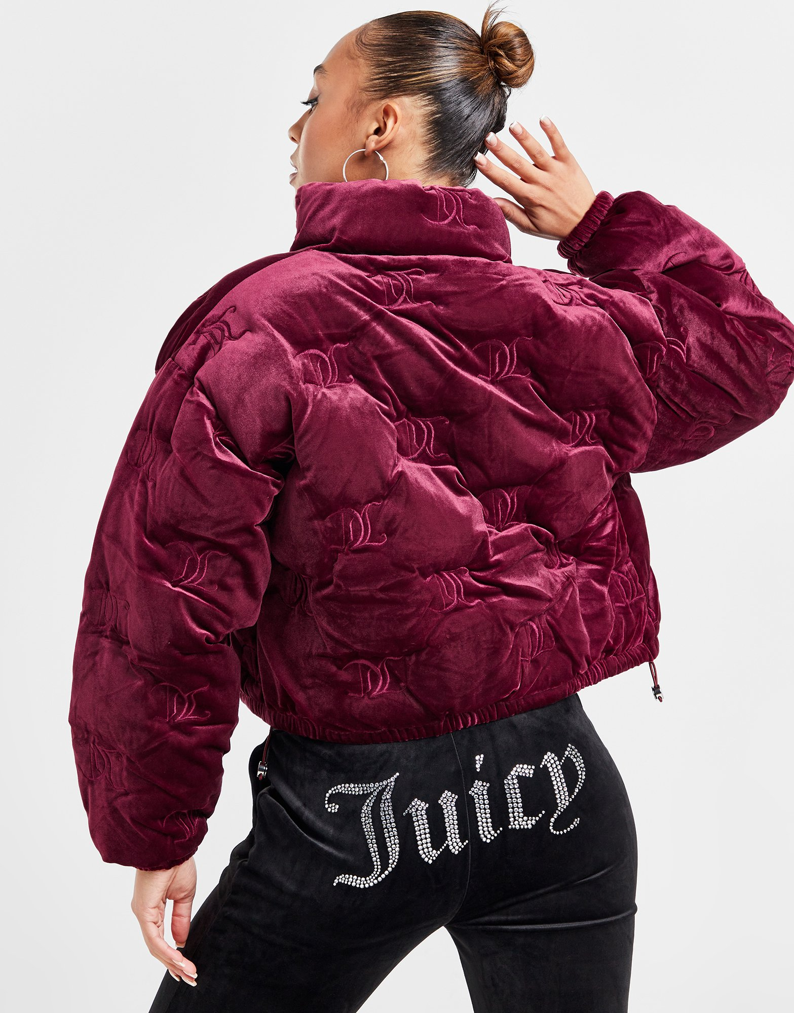 JUICY COUTURE Doudoune Velours Imprimé Femme