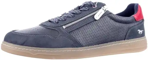 Mustang blauw 4204-301 - maat 48 veterschoen blauw - maat 48 Calandschoen