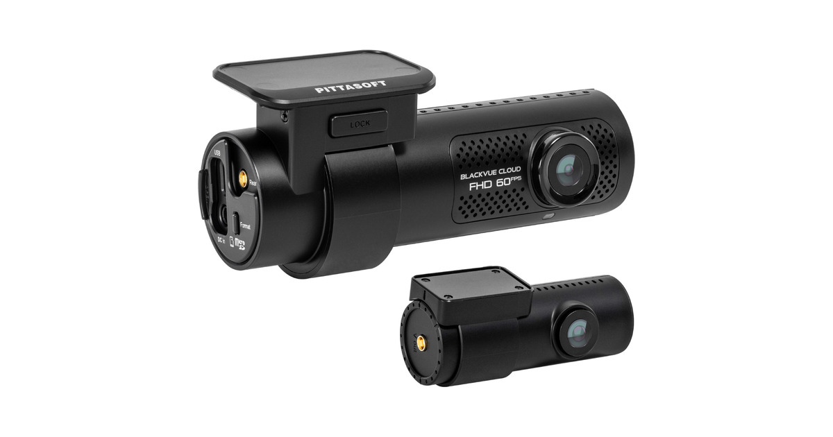 BlackVueDR770X-2CH II Full HD Cloud, 64GB dashcam  (Zwart, Full HD (voor + intern) | Wi-Fi | Cloud | GPS | Dual Sony sensoren)