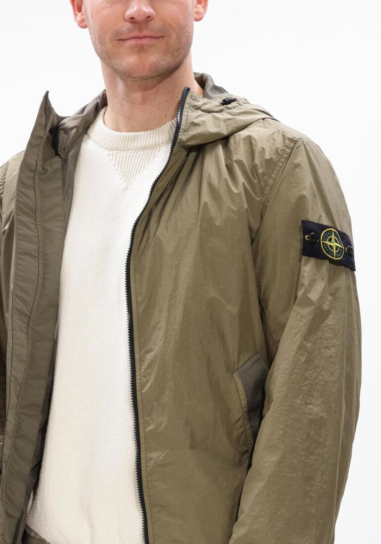 groene stone island gewatteerde jas jacket s0a23