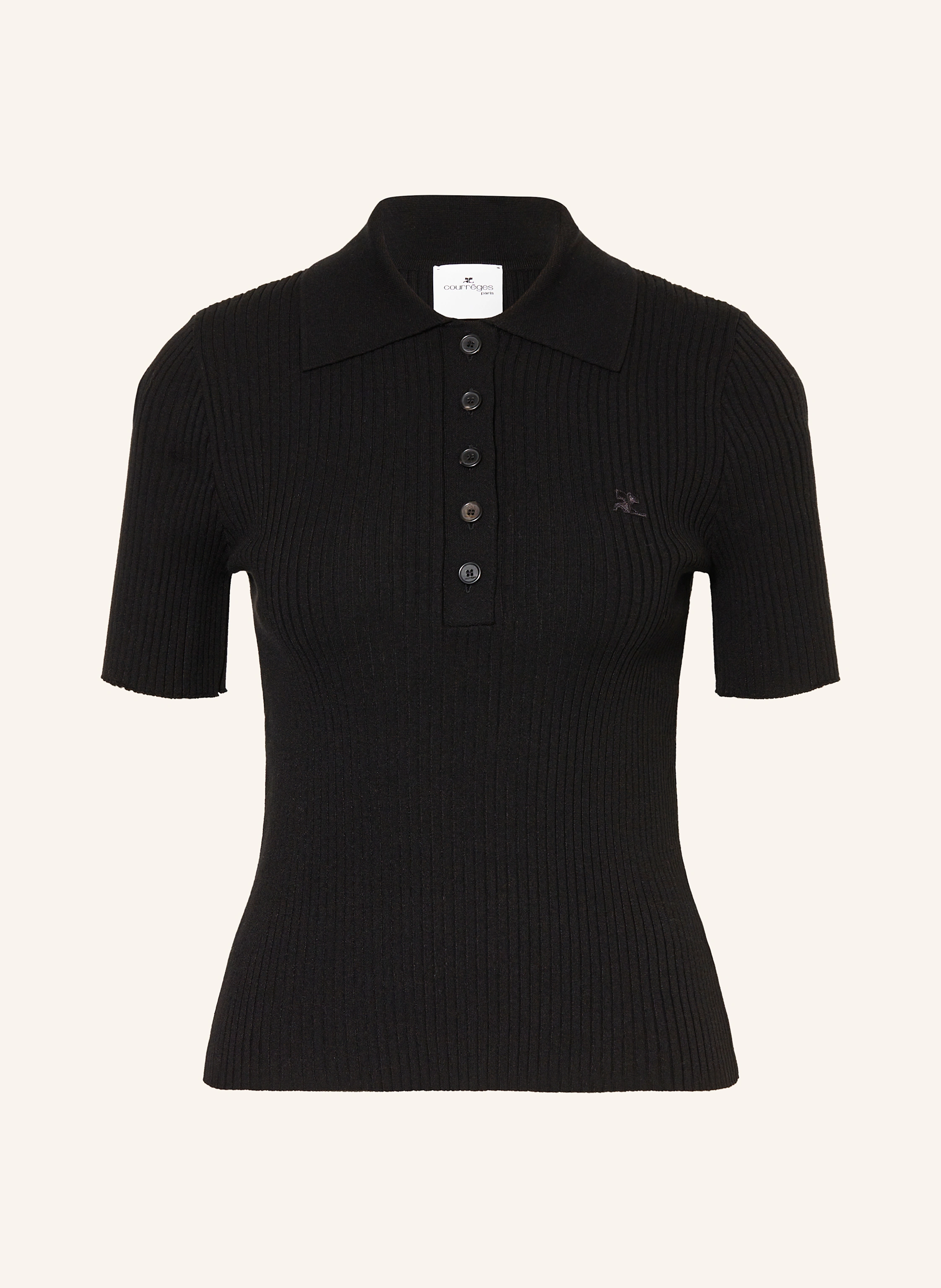 Courrèges Strick-Poloshirt